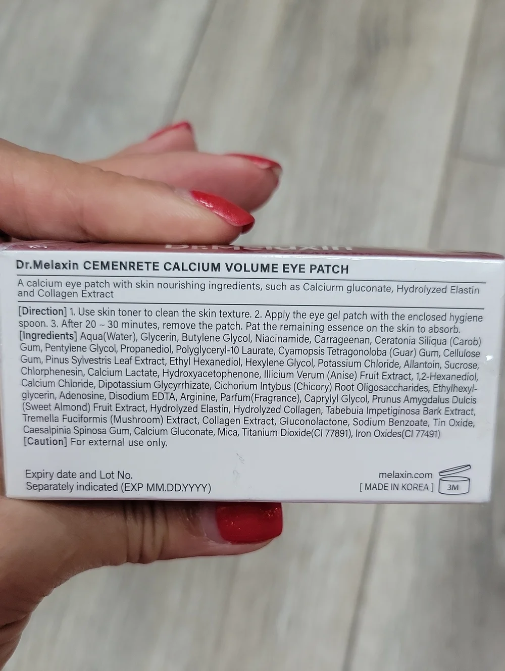 Dr.Melaxin Cemenrete Calcium Volume Eye Patch - 60 Patches